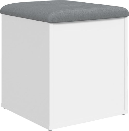 Mobilier de Intrare cu Dulap pentru Pantofi & Bancă Alb 42x42x45cm Mobilier de Intrare cu Dulap pentru Pantofi & Bancă Alb 42x42x45cm