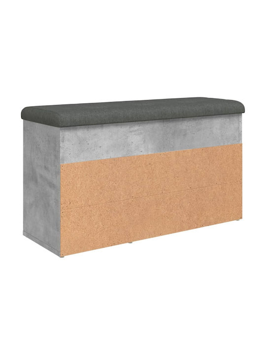 Entry Furniture with Shoe Rack & Bench Gray 82x32x45.5cm