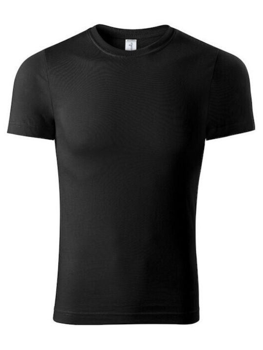 Adler Ανδρικό Διαφημιστικό T-shirt Κοντομάνικο σε Μαύρο Χρώμα