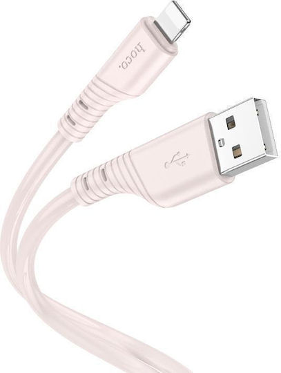 Hoco X97 Regular USB-A la Cablu Lightning 60W Roz 1m (HC-X97LPI)