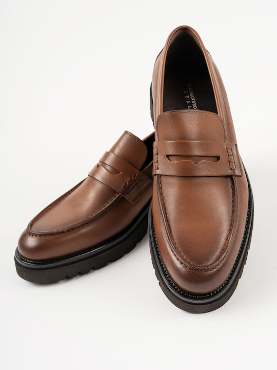 Men's Leather Loafers Brown