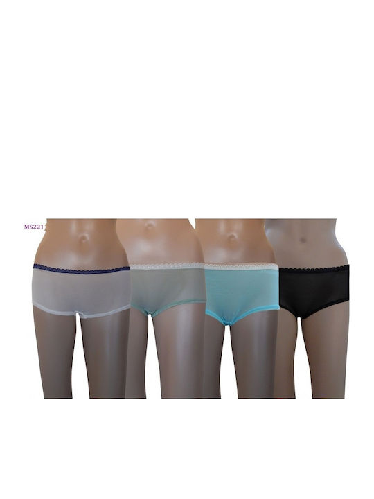 Дамско Боксерски 2Pack с дантела Beige