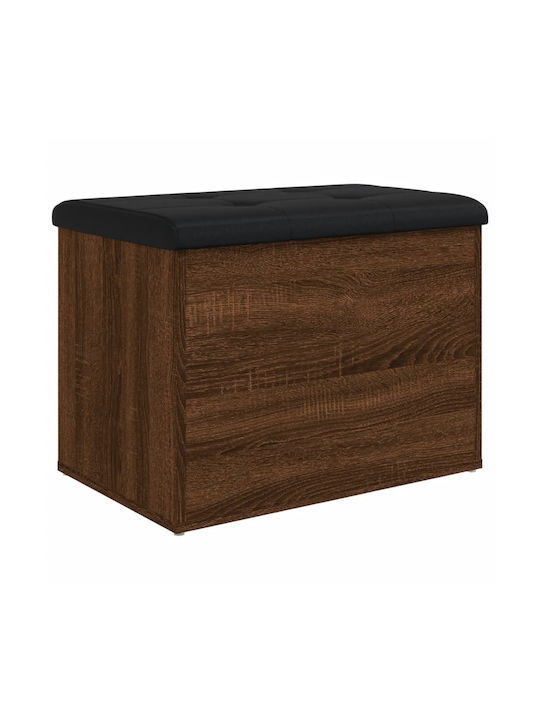 Stool For Living Room With Storage Space Wooden Coffee 62x42x45cm