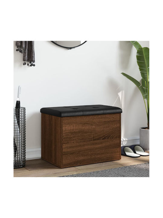 Stool For Living Room With Storage Space Wooden Coffee 62x42x45cm