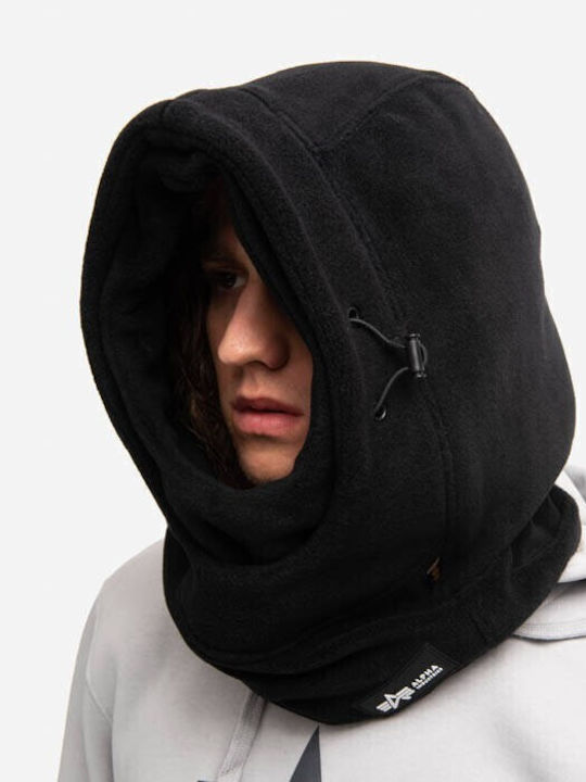 Full Face Fleece Σκούφος Πλεκτός σε Μαύρο χρώμα