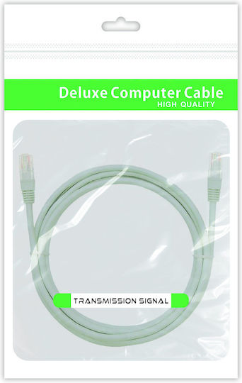 DM Pro U/UTP Cat.6e Високоскоростен Мрежов Кабел Ethernet 3м Сив