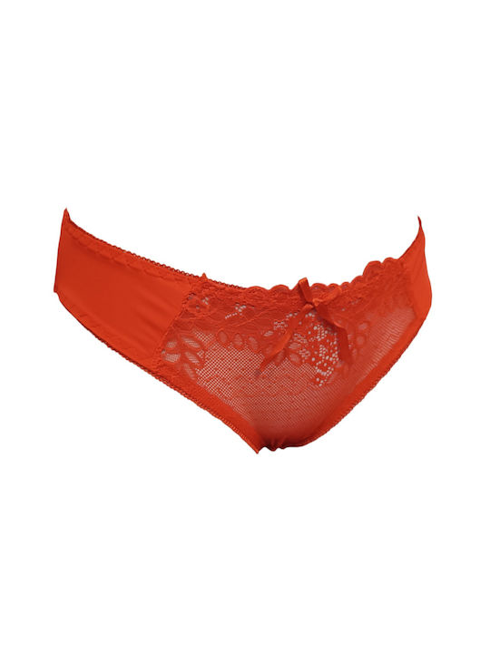 Join Spitzen Unterwäsche-Set für Damen BH mit Slip Rot
