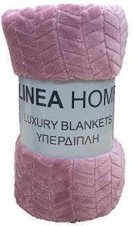 Linea Home Explora Διπλή 200x220εκ. Dusty Pink