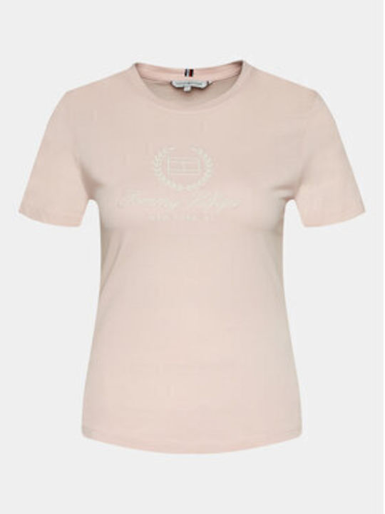 Tommy Hilfiger Γυναικείο T-shirt Ροζ