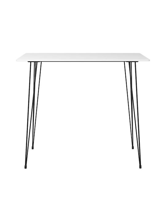 vidaXL Outdoor Bar Set 7 Pieces White