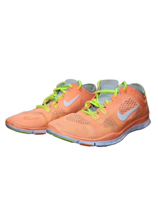 Nike Free 5.0 Γυναικεία Αθλητικά Παπούτσια για Προπόνηση & Γυμναστήριο Πορτοκαλί