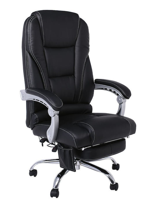 Cf8550 Scaun De Birou De Director Masaj Cu Înclinare Negru
