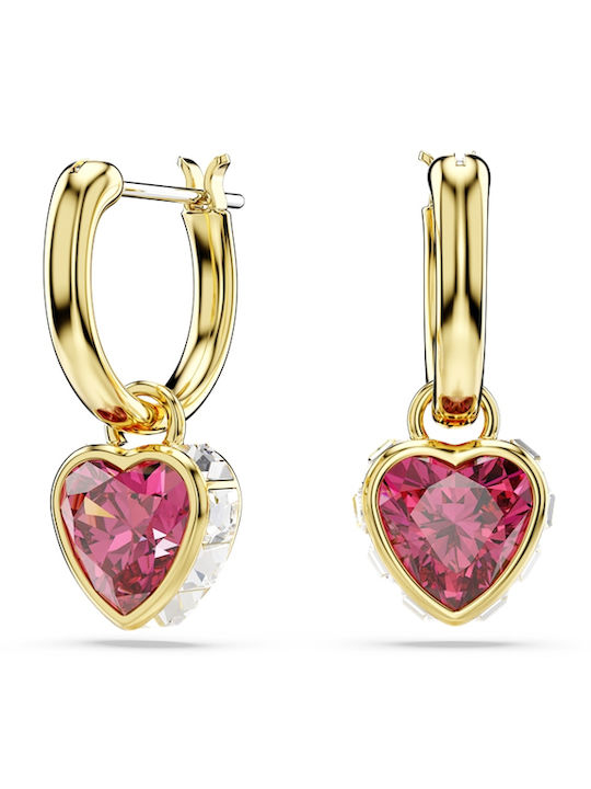 Swarovski Chroma Обици Позлатен с Камъни Swarovski Chroma Обици Позлатен с Камъни