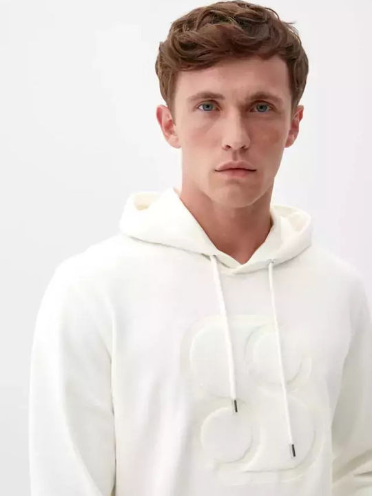 Sweatshirt with Hood White