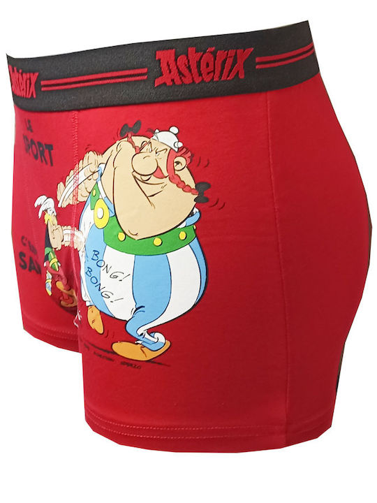 Asterix Ανδρικό Μποξεράκι Κόκκινο