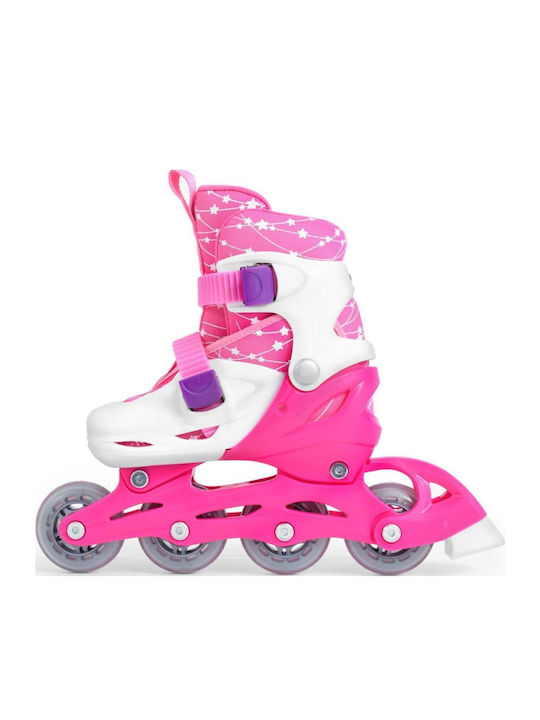 SMJ Sport Sport Combo Inline Rollers Ροζ Παιδικά