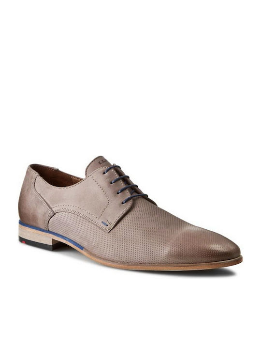 Lloyd Men's Leather Casual Shoes Gray