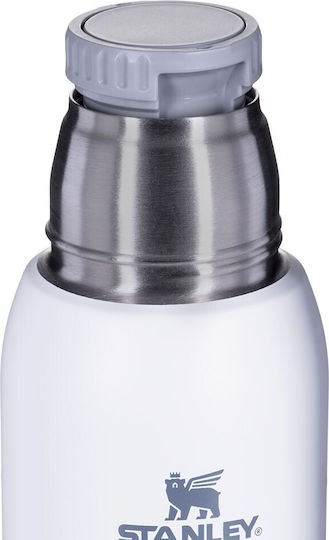 Stanley Adventure To-Go Bottle Thermos Stainless Steel BPA Free 750ml White with Handle
