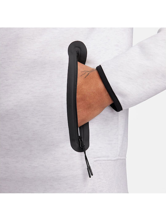Sportswear Tech Fleece Яке с Качулка Бяло