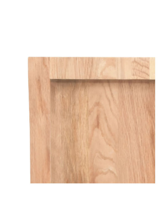 vidaXL Rectangular Bathroom Vanity Unit made of Solid Wood Ann. Brown 80x30x6cm 3156115 1pcs