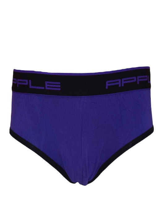Herren Slips Black / Purple 1Packung