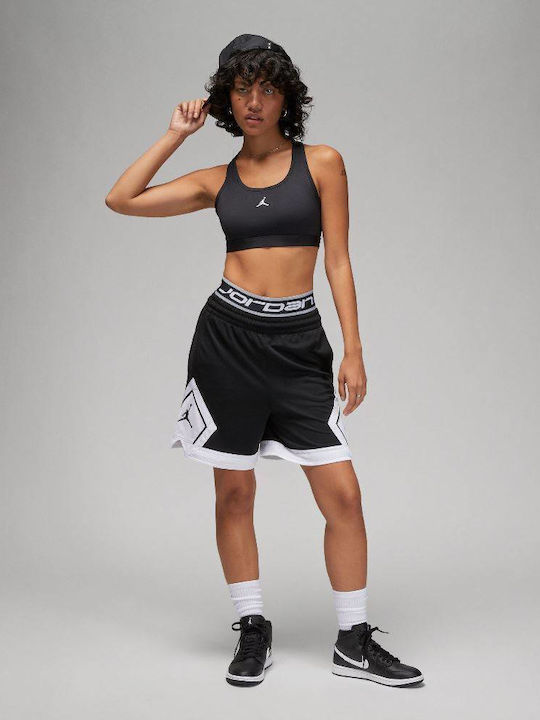 Dri-Fit  Sport Padded Jumpman Γυναικείο Αθλητικό Μπουστάκι Black / White