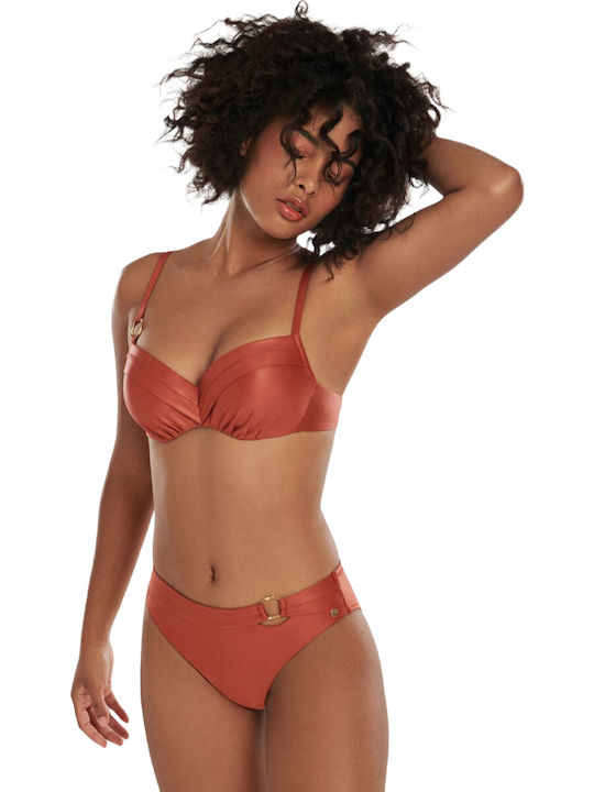 Bikini Sutien Cu burete Portocaliu