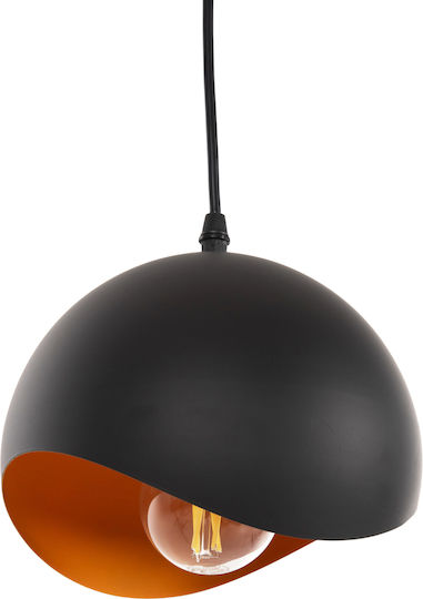 HomeMarkt Black Ceiling Light with E27 Socket 20x118cm