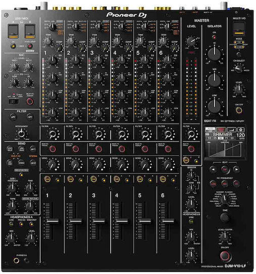 Pioneer DJ DJM-V10-LF DJM-V10LF Digital Mixer 6 Channels 2 XLR Inputs