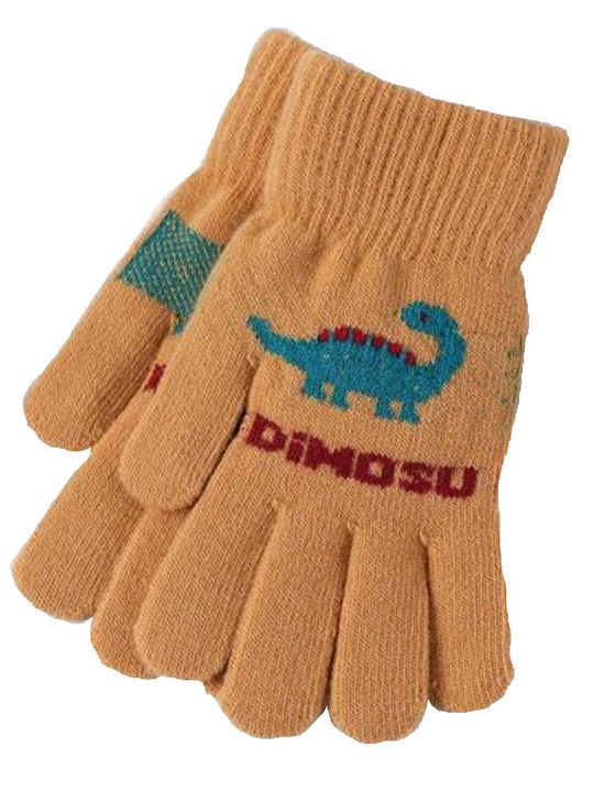 Tatu Moyo Braun Gestrickt Handschuhe