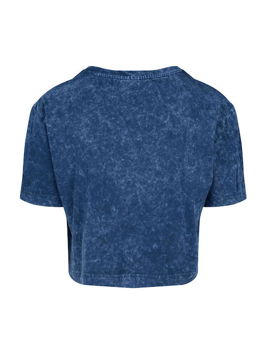 Mister Tee Damen T-shirt Indigo