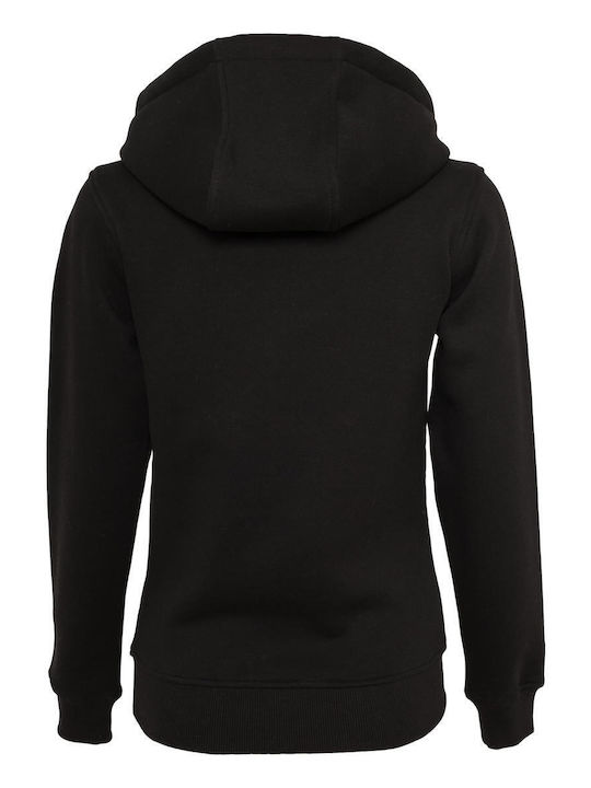 Mister Tee Women's Hooded Fleece Sweatshirt Black