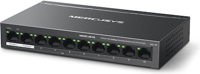 Mercusys MS110P Unverwaltet L2 PoE+ Switch mit 10 Ports Ethernet