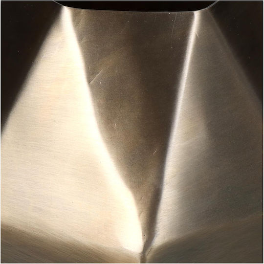 ArteLibre Διακοσμητικό Βάζο Metallisch Gold 11x11x25.5cm 1Stück