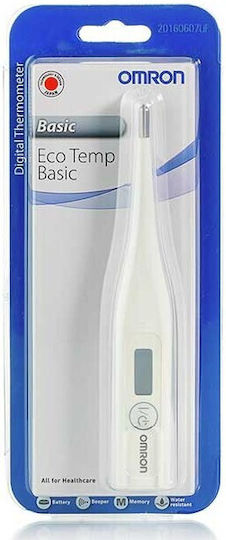 Omron Eco Temp Basic Digital Thermometer Armpit Potrivit pentru bebeluși