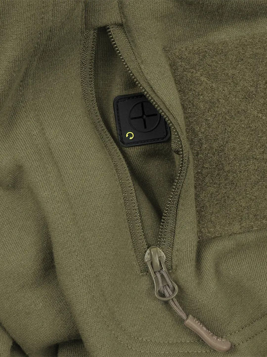 Sweatshirt With Hood Ranger Green