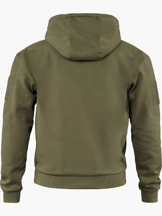 Sweatshirt With Hood Ranger Green