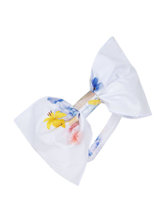 Lapin Kids Headband with Bow White