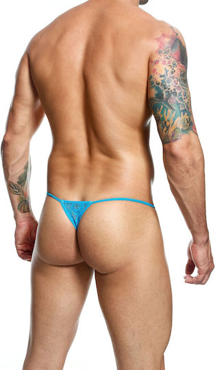 MOB Erotic Wear Ανδρικό Sexy String Τιρκουάζ