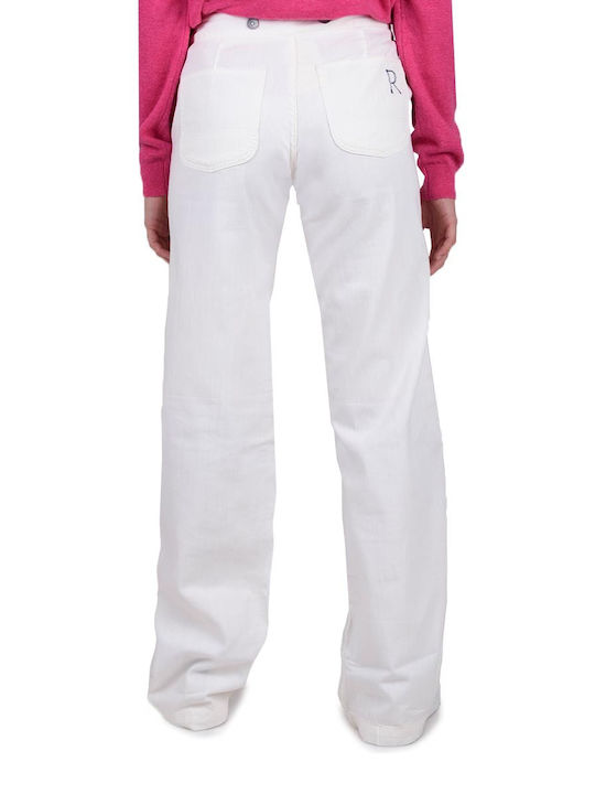 Replay Women's Fabric Trousers White