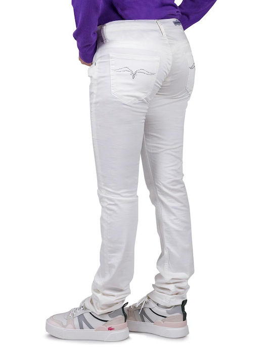 Replay Women's Fabric Trousers White