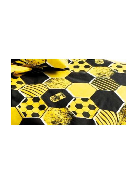 Vesta Home Сет Бебешка Долен Калъф с Калъфка за Възглавница Yellow-black 120x165см.