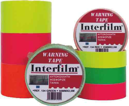 Interfilm Self-Adhesive Tape Green 2mmx2.5m 1pcs