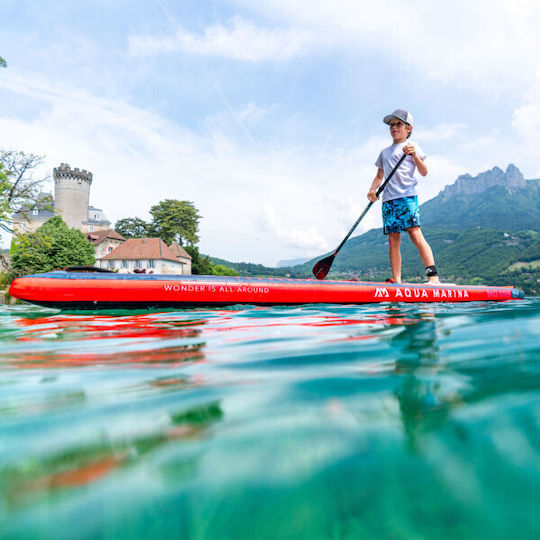 Aqua Marina Race Youth Inflatable SUP Board with Length 3.81m Red