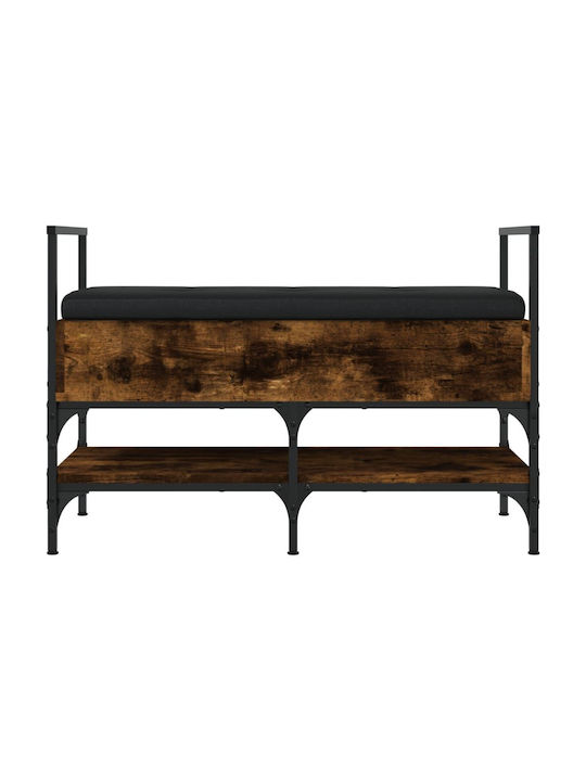 Eingangsmöbel mit Schuhschrank & Bank Coffee 85.5x42x57.5cm