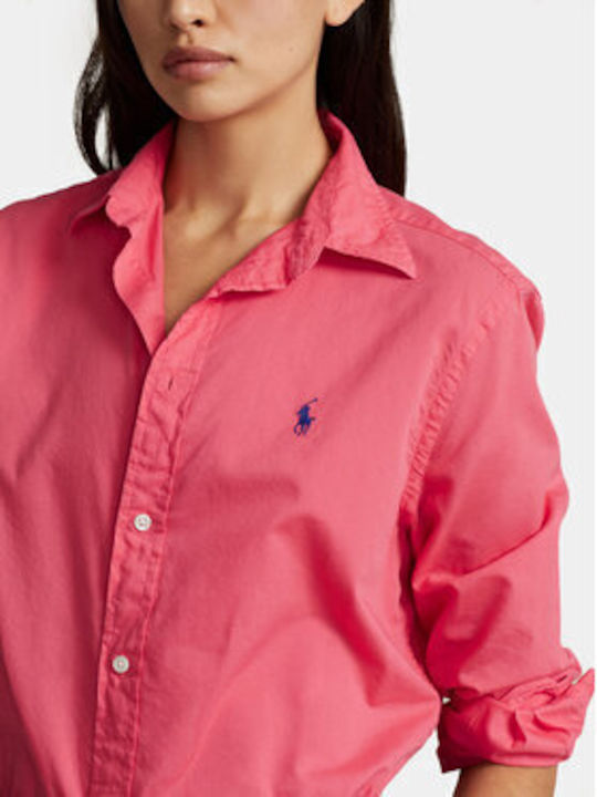 Ralph Lauren Women's Long Sleeve Shirt Red