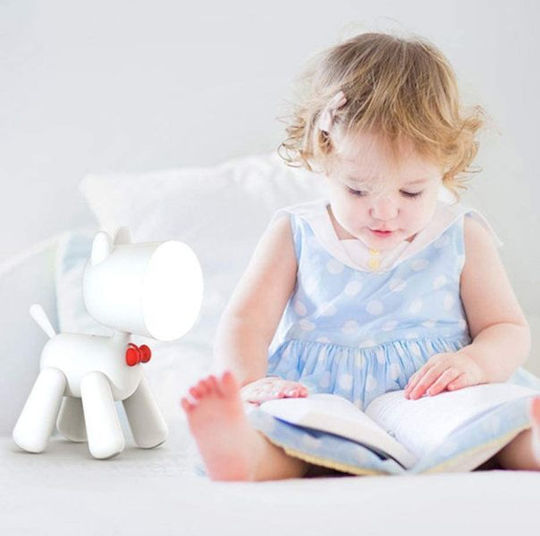 Led Kids Decorative Lamp Night Brown 17x10x21εκ.