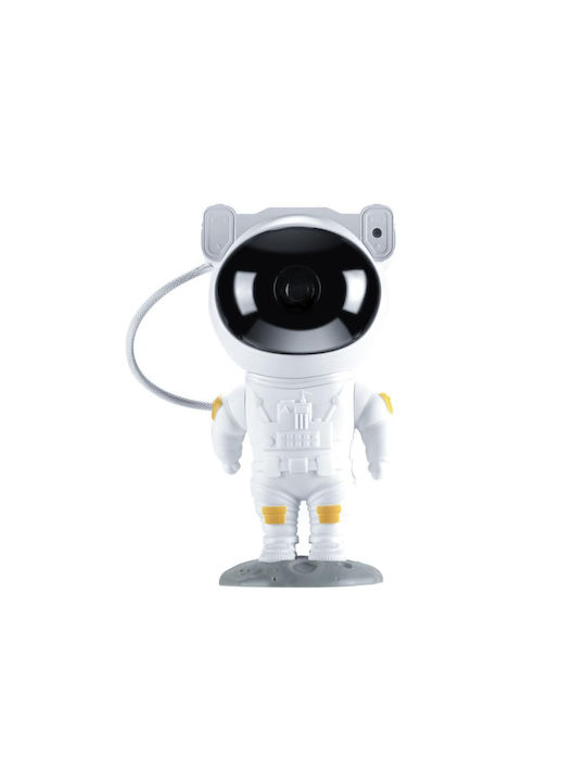 Kids Projector Lamp Astronaut White 21εκ.