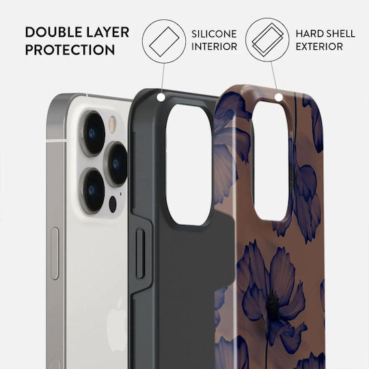 Burga Dual Layer Задна корица Силикон 2мм Многоцветен (iPhone 14 Pro Max)