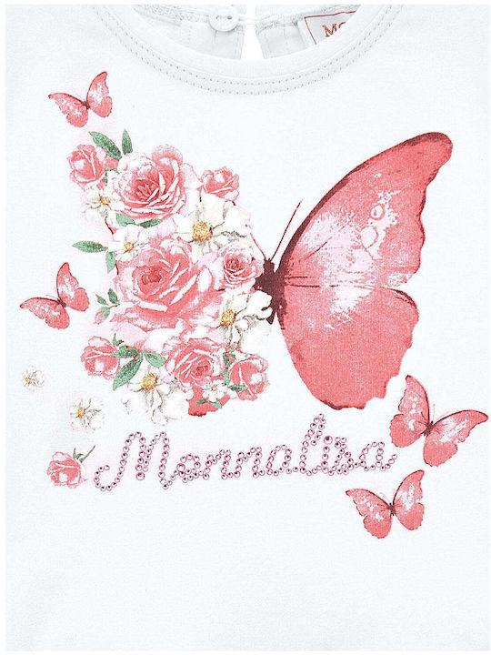 Kinderkleid Kurzärmelig Gestreift Rosa